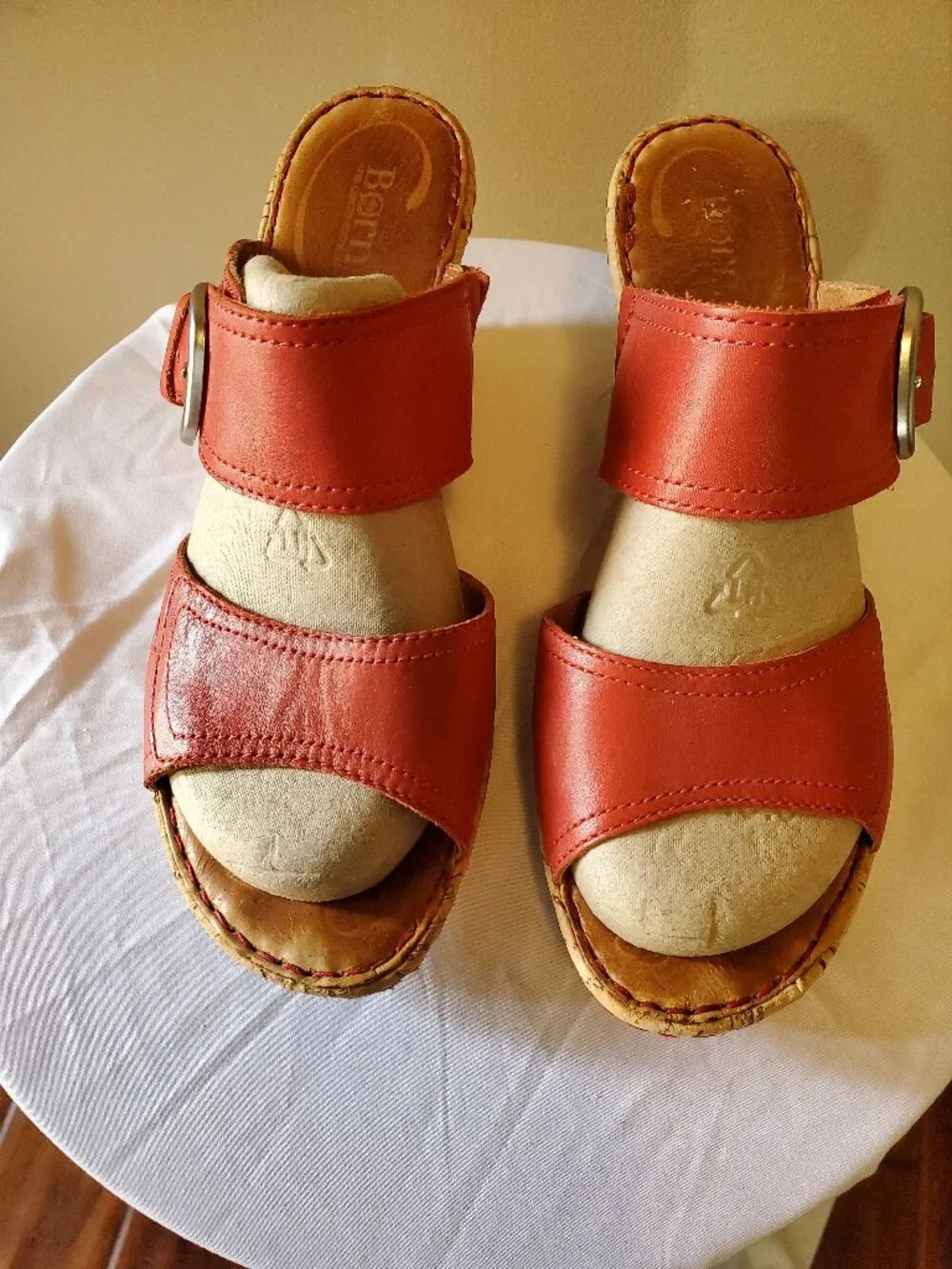 Born red leather